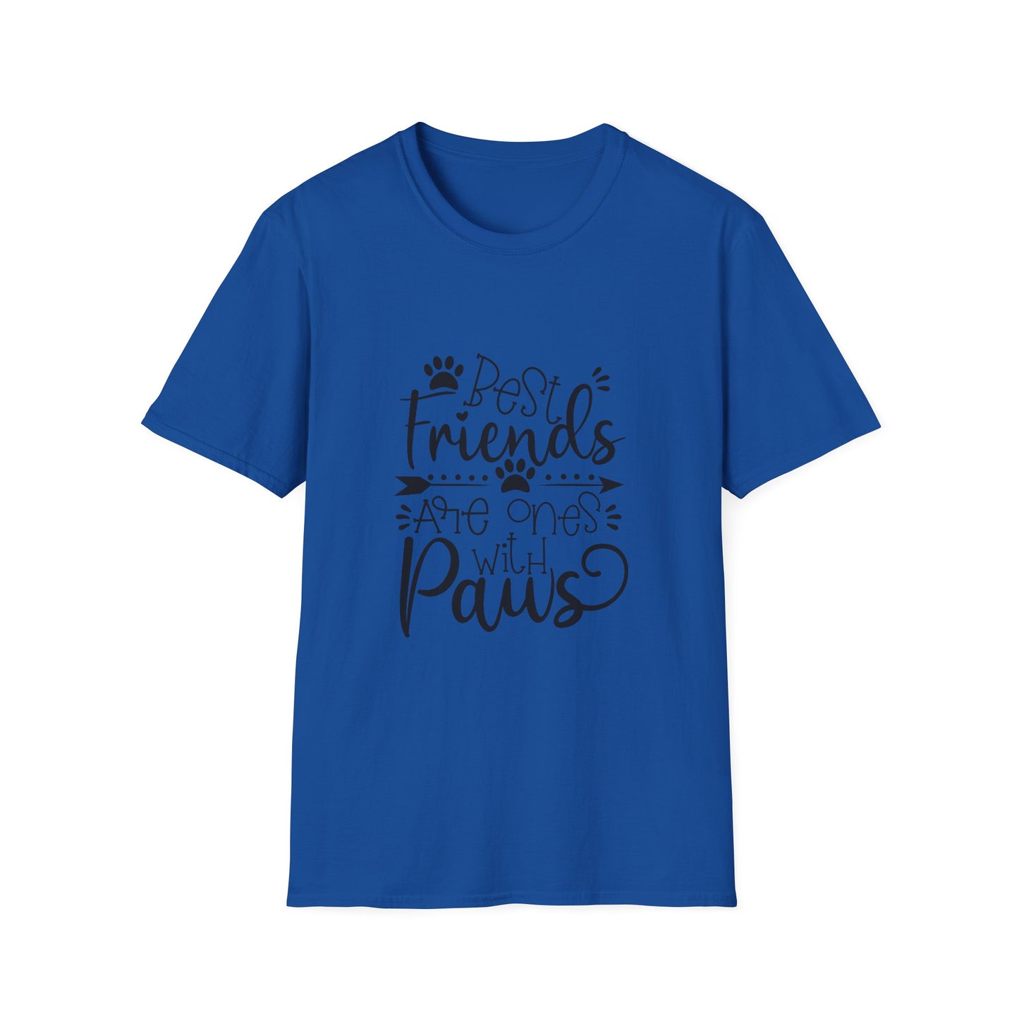 Best Friends Are Ones With Paws T-Shirt – Cute Pet Lover Tee
